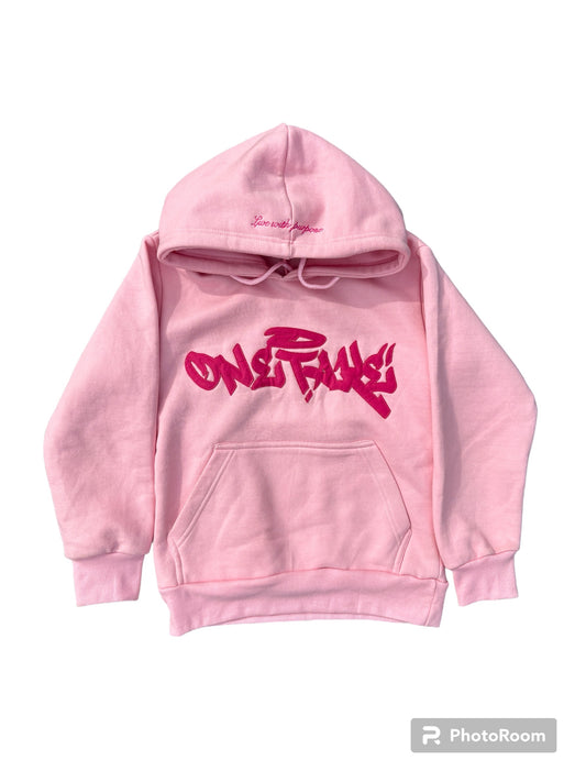 Pink “Live with Purpose” hoodie